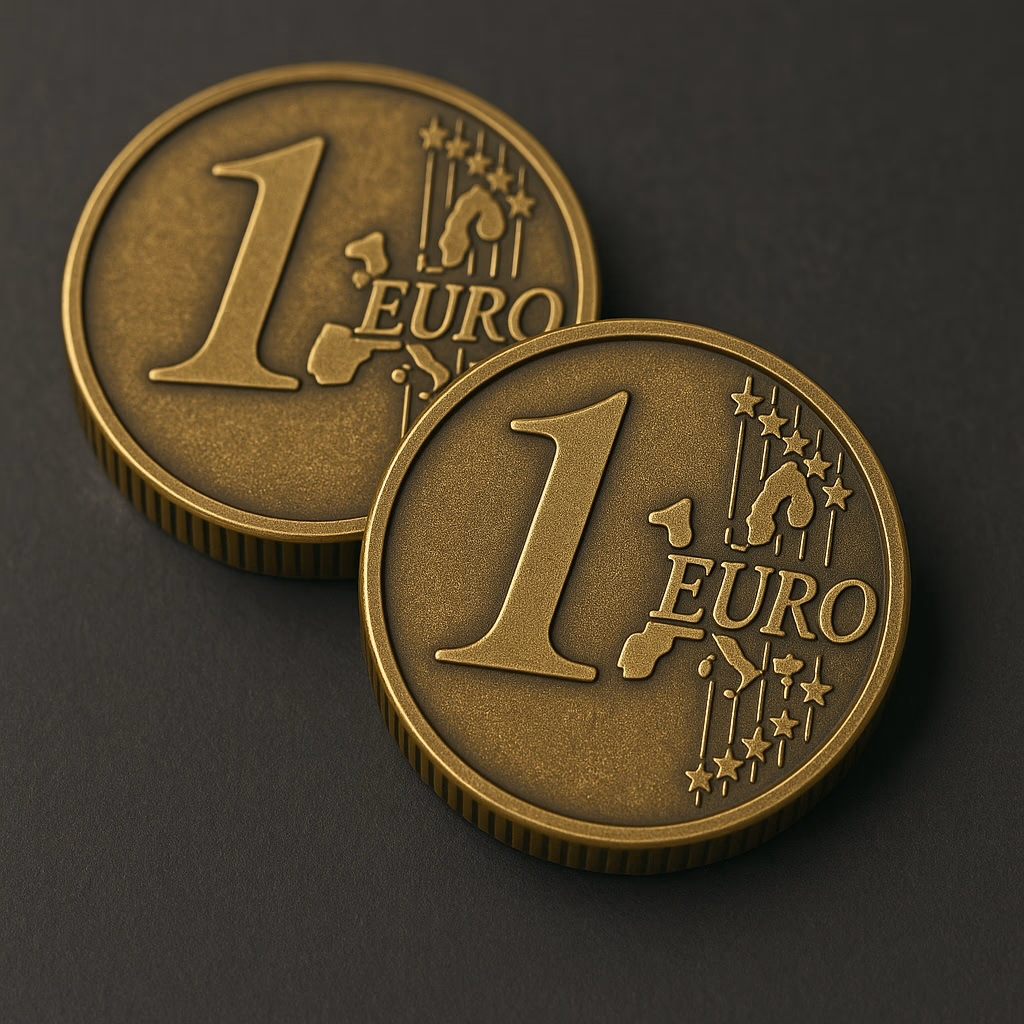 Euro coins